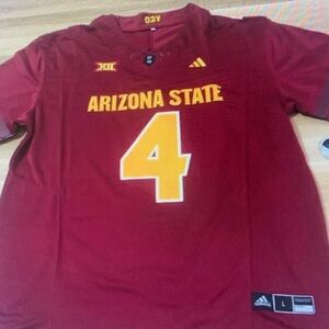 😘Cam Skattebo Red Stitched Maroon Jersey Vapor😛